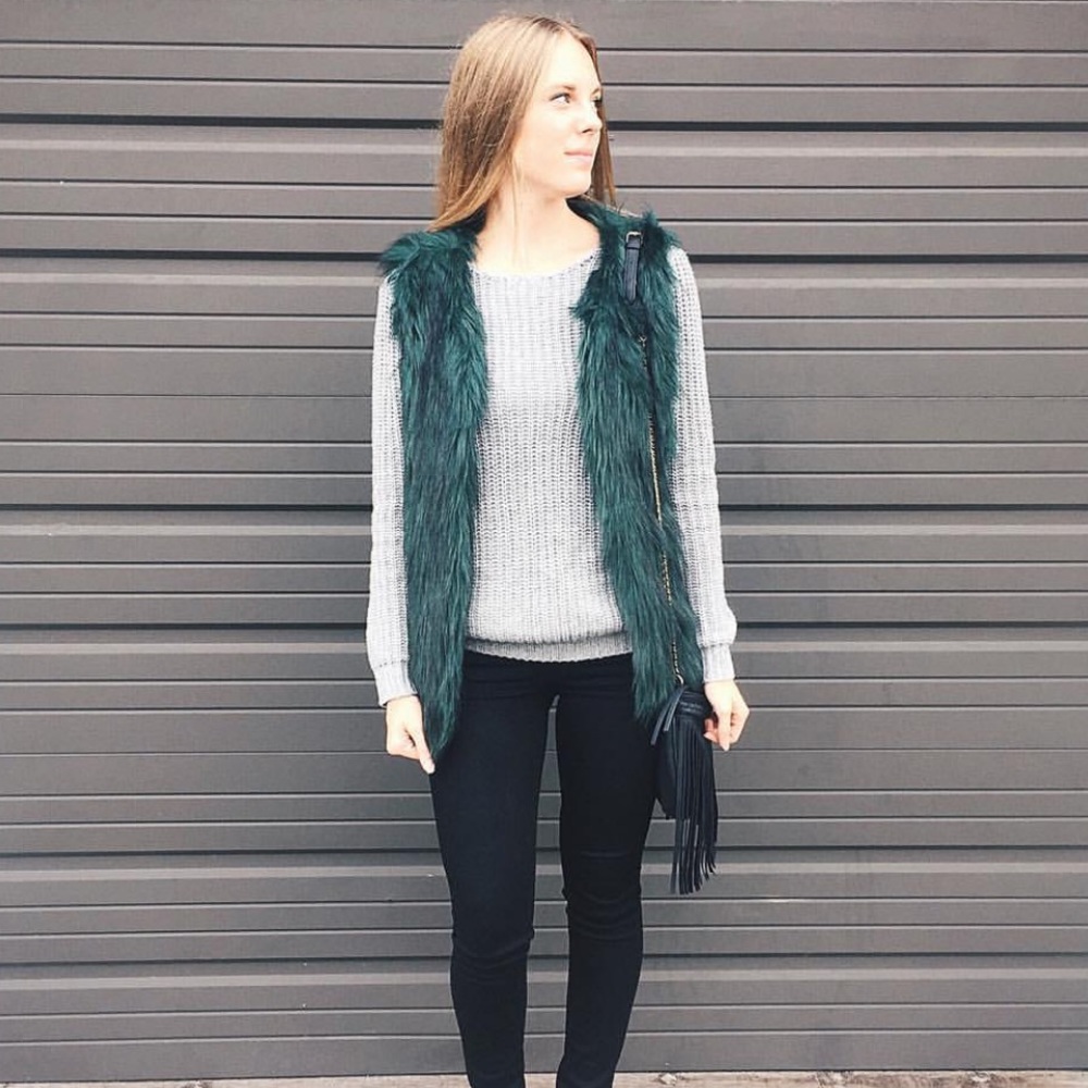 Jessica Simpson Faux Fur Vest